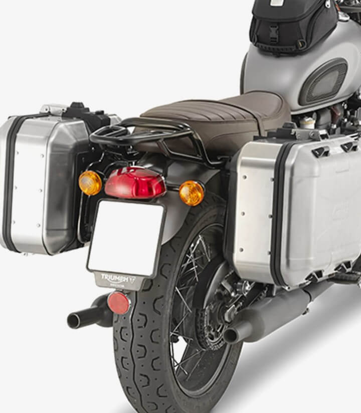 Portamaletas lateral Givi MONOKEY® o RETRO FIT para Triumph Bonneville T100/T120 PL6410 PL6410