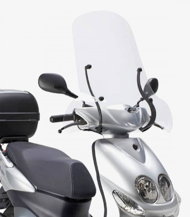 Aprilia Sportcity, Honda Zoomer, Ruckus, Peugeot LXR, SYM HD Evo, HD2, Yamaha Neo's 50 Givi Transparent Windscreen 105A