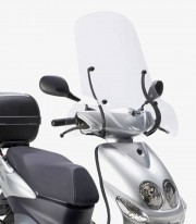 Parabrisas Transparente Givi 105A para Aprilia Sportcity, Honda Zoomer, Ruckus, Peugeot LXR, SYM HD Evo, HD2, Yamaha Neo's 50