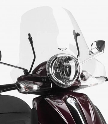 Windschild Klar Givi 106A für Piaggio Beverly Tourer 125/250/300/400 (08-10)