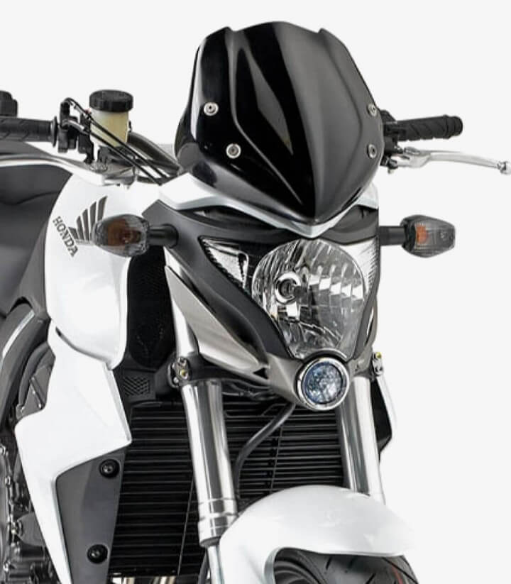 Windschild Schwarz Givi 247N für Benelli BN302, Ducati Streetfighter 848/1098, Honda CB 1000 R, Kawasaki ER-6N/F, KTM Duke