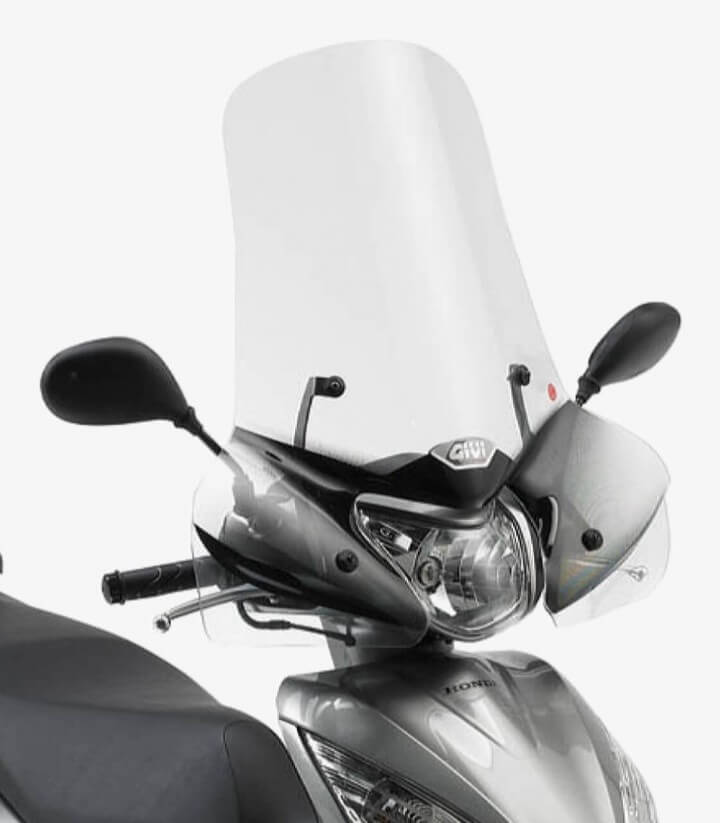 Parabrisas Transparente Givi 308A para Honda SH 300i, Vision, Keeway Logik, Yamaha D’elight 125 308A