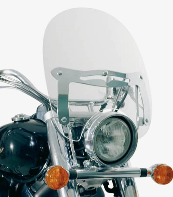 Parabrisas Transparente Givi A23 para Honda Black Widow 750, VT 750, Kawasaki Vulcan 900, Yamaha XV 1100/750 Virago, XVS 1100/65