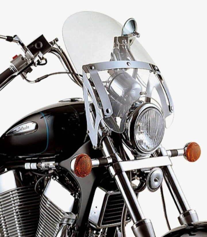 Parabrisas Transparente Givi A23 para Honda Black Widow 750, VT 750, Kawasaki Vulcan 900, Yamaha XV 1100/750 Virago, XVS 1100/65