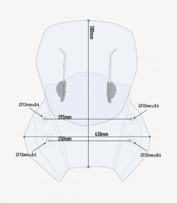 Cúpula Transparente Givi AF3112 para Suzuki DL 650 V-Strom