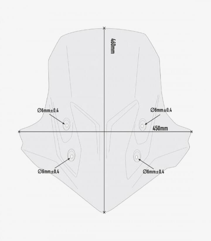Cúpula Ahumado Givi D1171S para Honda CB 500 X