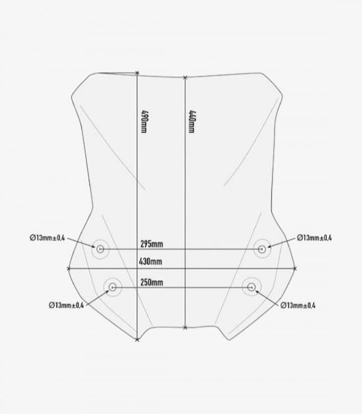 Cúpula Transparente Givi D3112ST para Suzuki DL 650 V-Strom D3112ST