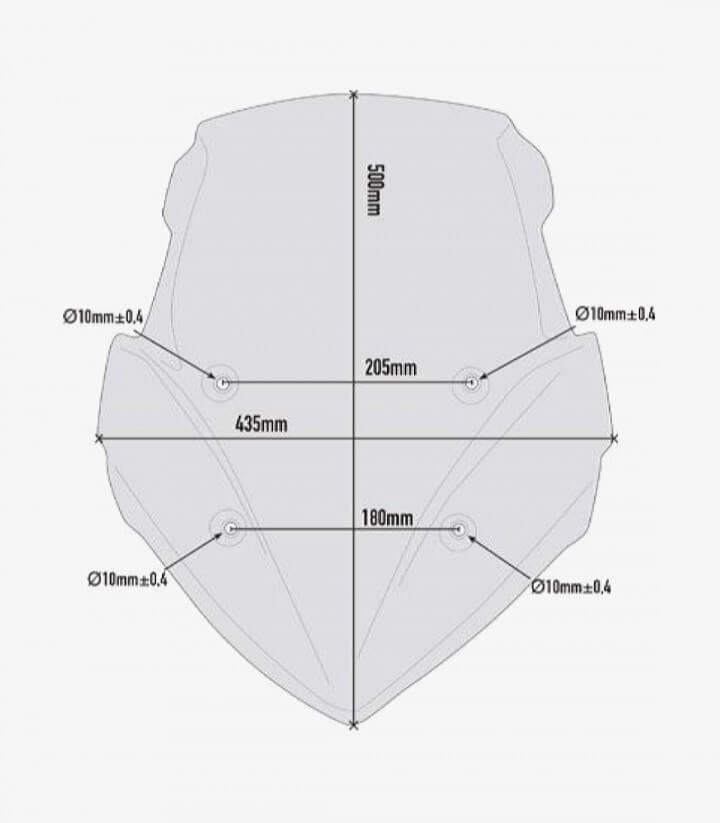 Cúpula Ahumado Givi D5119S para BMW S 1000 XR