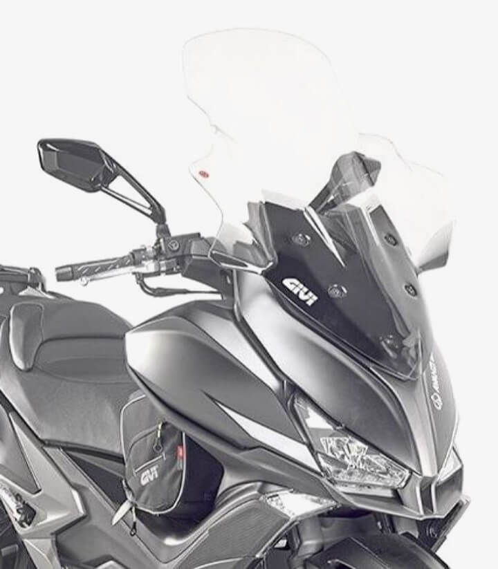 Parabrisas Transparente Givi D6104ST para Kymco Xciting 400i, Xciting S400i
