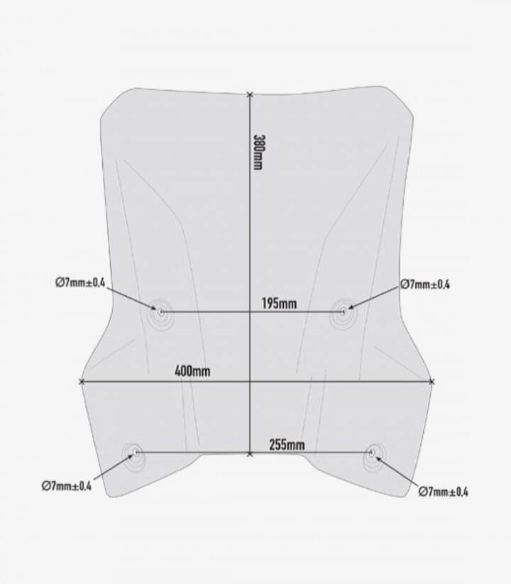 Cúpula Ahumado Givi D7706S para KTM 1290 Super Adventure R/S