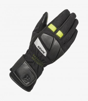 Hevik Giove Gloves color Black & Fluor Yellow