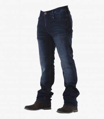 Street Motorcycle Jeans for Man color Dark Blue from Overlap