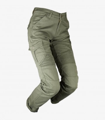 Unisex-Motorradjeans By City Mixed II Slim Grün