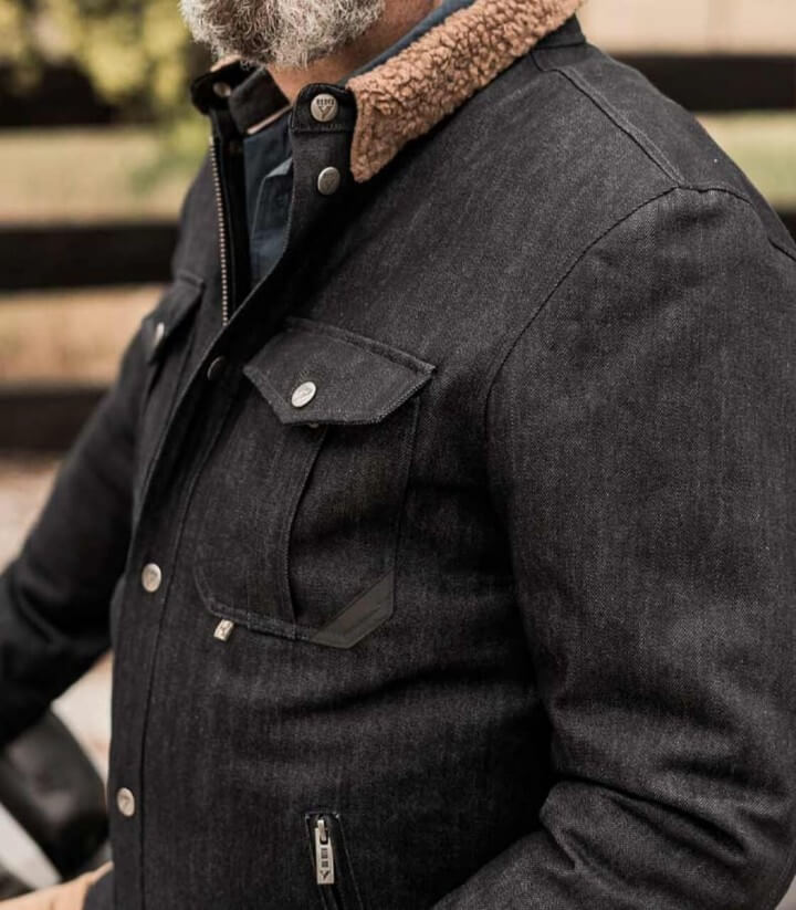 Chaqueta de invierno para hombre By City Western azul 4000109