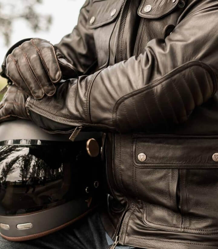 Chaqueta de invierno para hombre By City Legend III marrón 40000103