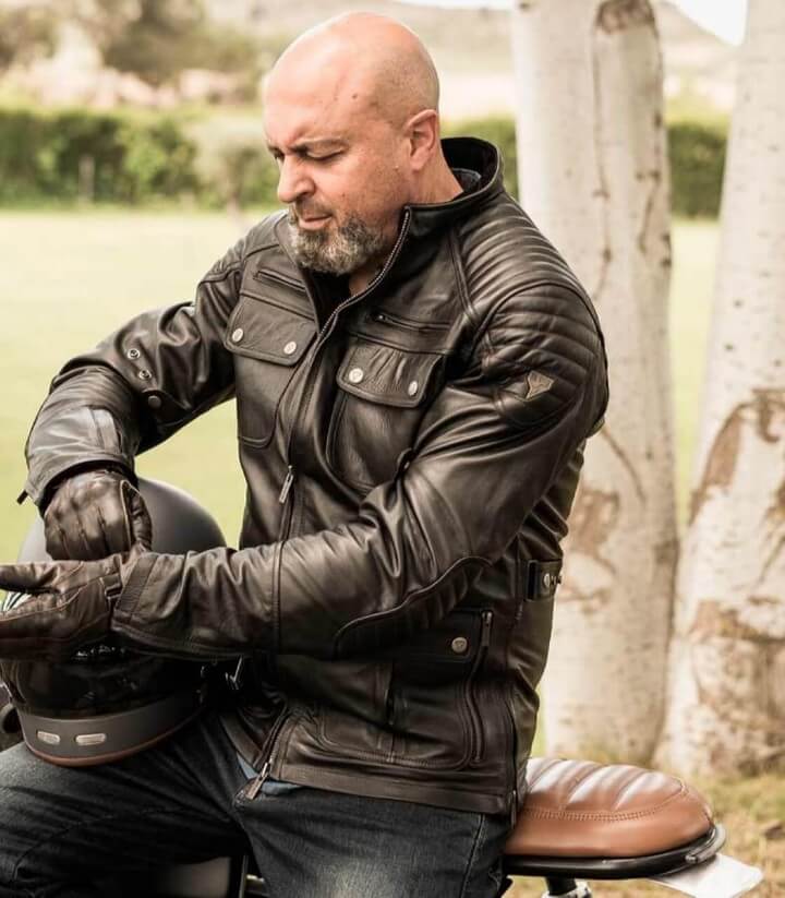 Herren-Winterjacke By City Legend III Braun