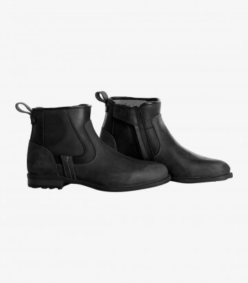 Overlap Andy Black Man Motorcycle Boots