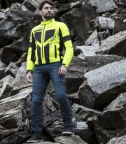 Ikaro Summer Jacket for Man from Hevik in color Yellow Fluor