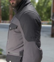 Portland EVO Winter Jacket for Man from Hevik in color Black & Grey
