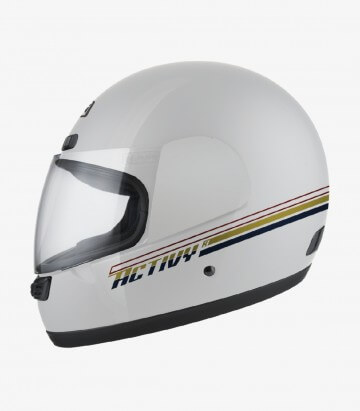 NZI Activy 3 Biband White&Gold Full Face Helmet