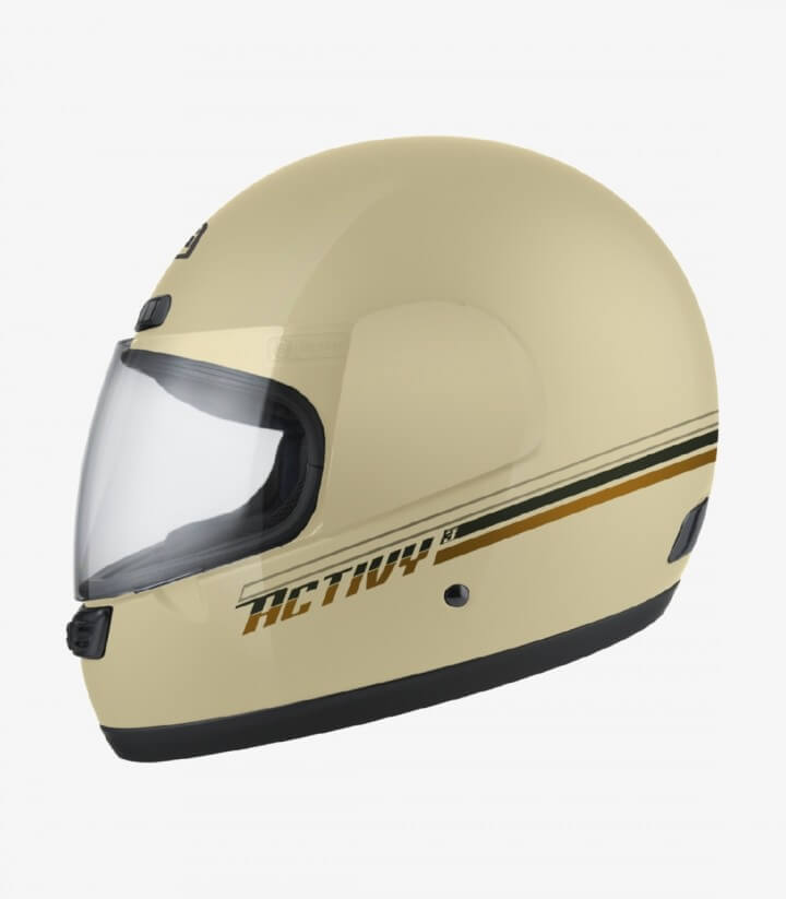 NZI Activy 3 Biband Cream&Gold Full Face Helmet