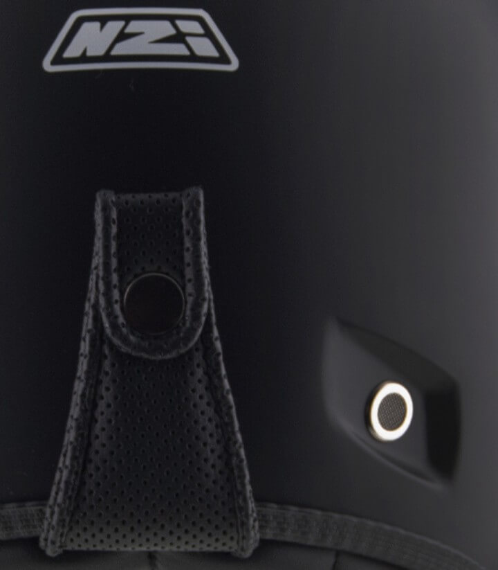Integralhelm NZI Street Track 4 Mattschwarz