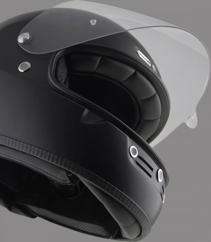 Integralhelm NZI Street Track 4 Mattschwarz