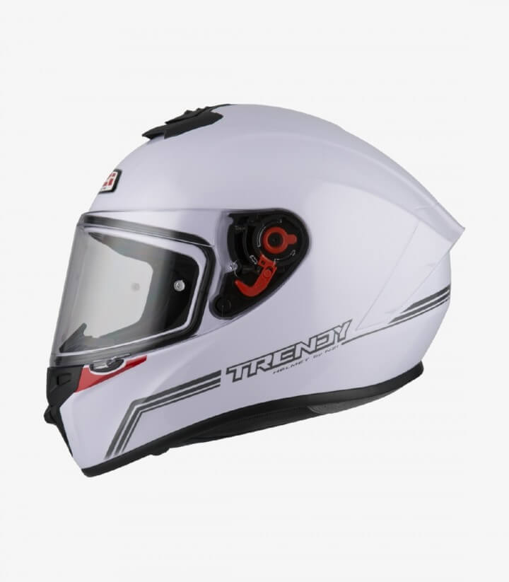 NZI Trendy White Full Face Helmet