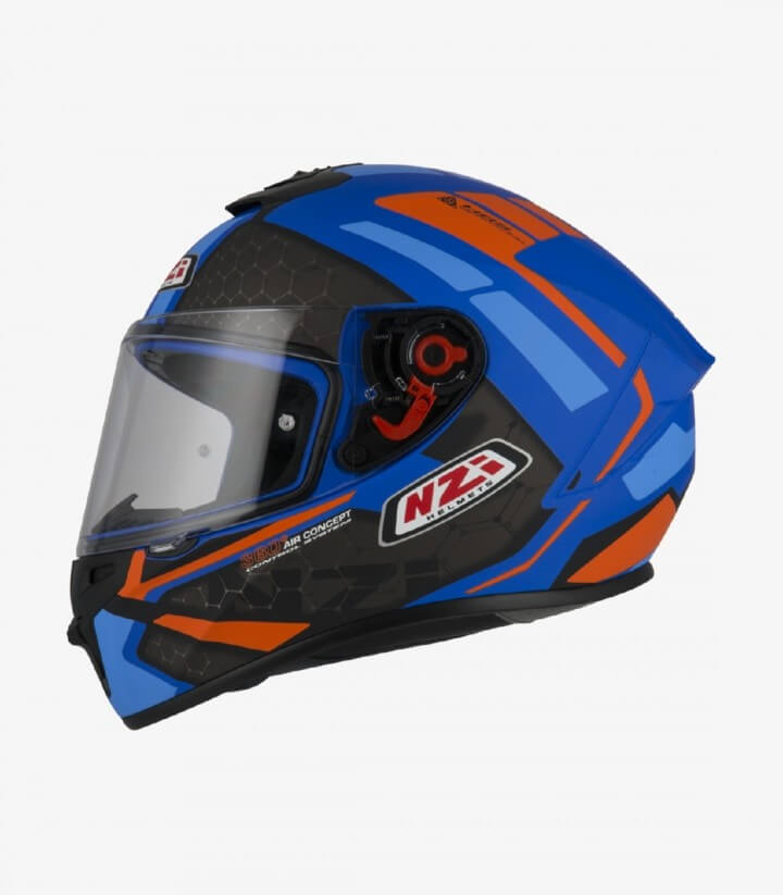Integralhelm NZI Trendy Overtaking Mattblau