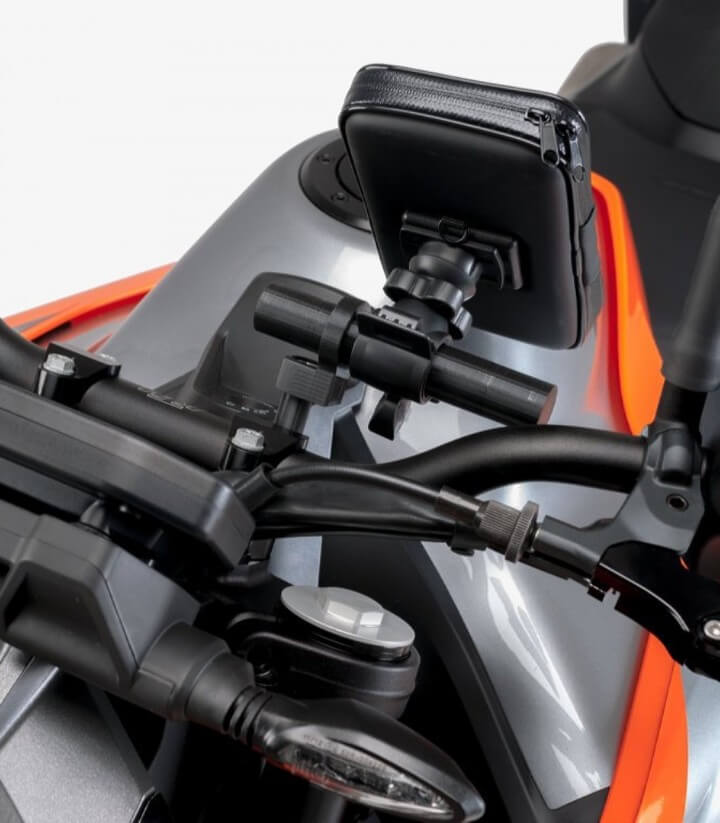 Handlebar support for smartphone case Puig 3534N