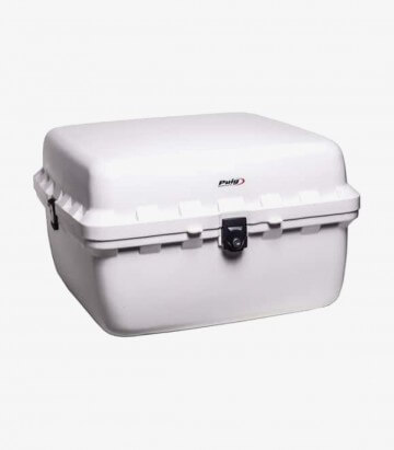 Puig Big Box white 90L suitcase for delivery 0713B