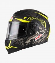 Casco Integral NZI Eurus 2 Duo Desert Negro y amarillo mate 150312A438