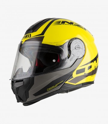 NZI Combi 2 Duo Shock Yellow & Black Modular Helmet