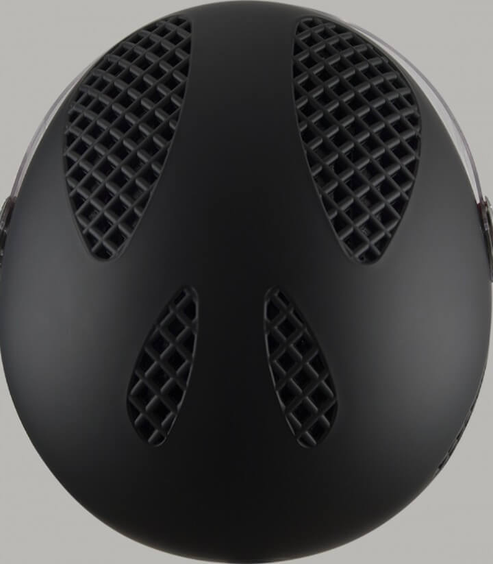 NZI B-Cool 3 Matt Black Open Face Helmet