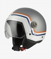NZI Zeta 2 Optima Profile Smoke Grey Matt Open Face Helmet