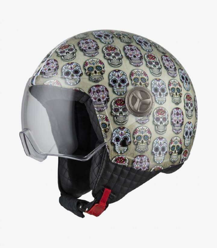 NZI Zeta 2 Optima Mexican Skulls Open Face Helmet
