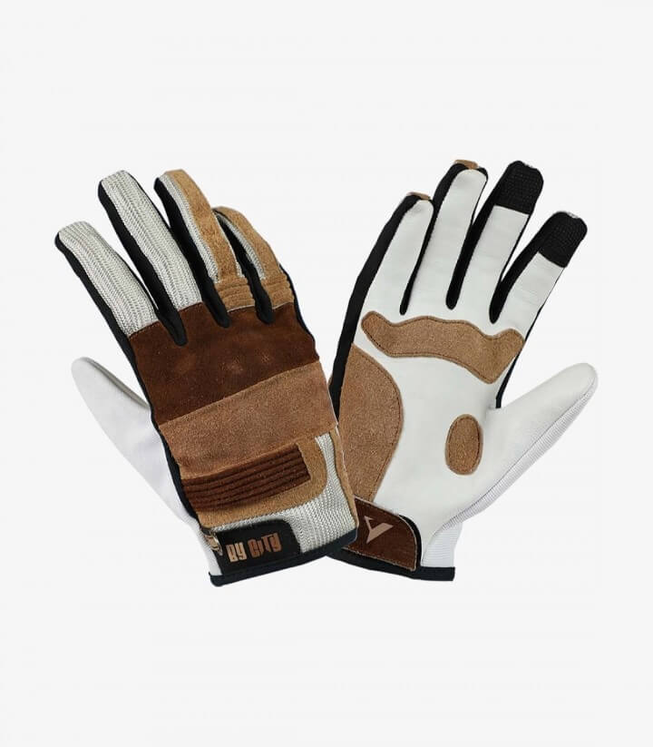 Summer man Florida Gloves from By City color white & brown