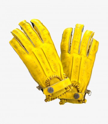 Handschuhe Second Skin von By City für den Sommer für Herren Farbe Gelb