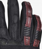 Summer women Florida Gloves from By City color black & garnet
