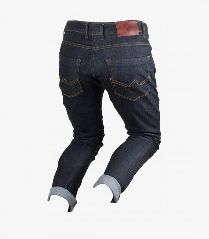 Herren-Motorradjeans By City Camaleon Dunkel-Denim
