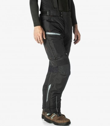 Trivor Motorcycle Pants for man color black from Rainers