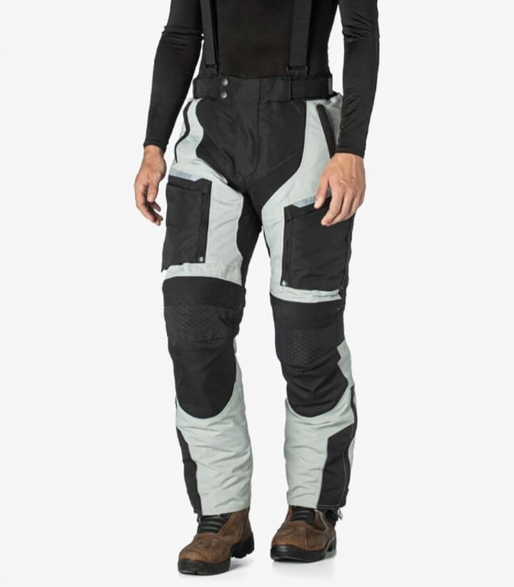 Trivor Motorcycle Pants for man color grey & black from Rainers Trivor-G Long