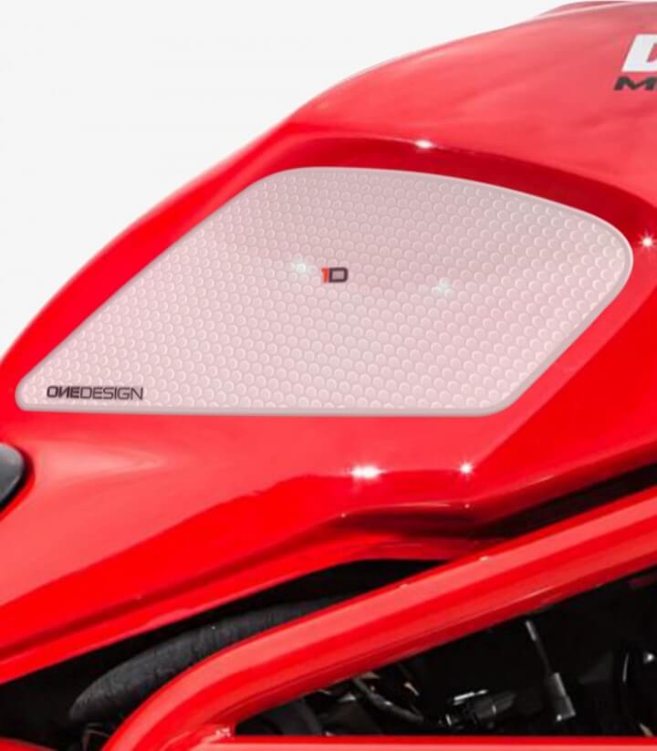 Seitliches Tankpad Ducati Monster 1200 (14-20), 797 (17-19), 797+ (17-20), 821 (14-20) in der Farbe Klar von Puig 20068W