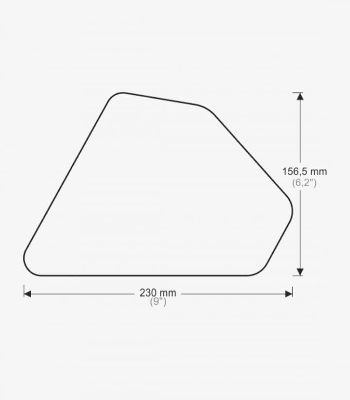 Seitliches Tankpad KTM 1050/1090/1190 Adv + 1290 Super Adventure/R/S/T (13-20), 690 Duke (08-11) in der Farbe Schwarz von Puig 2