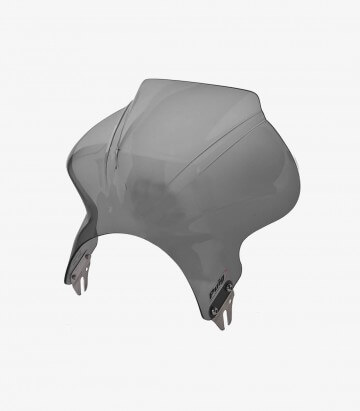 Kurzes Windschild Puig Modell Cockpit für Rundscheinwerfer Farbe Dunkel getönt 1480F