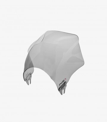 Kurzes Windschild Puig Modell Raptor für Rundscheinwerfer in Getönt 0013H