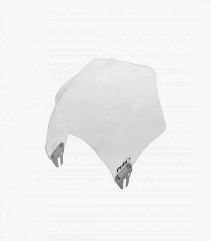 Puig Raptor Transparent Short Windshield for Round Headlight