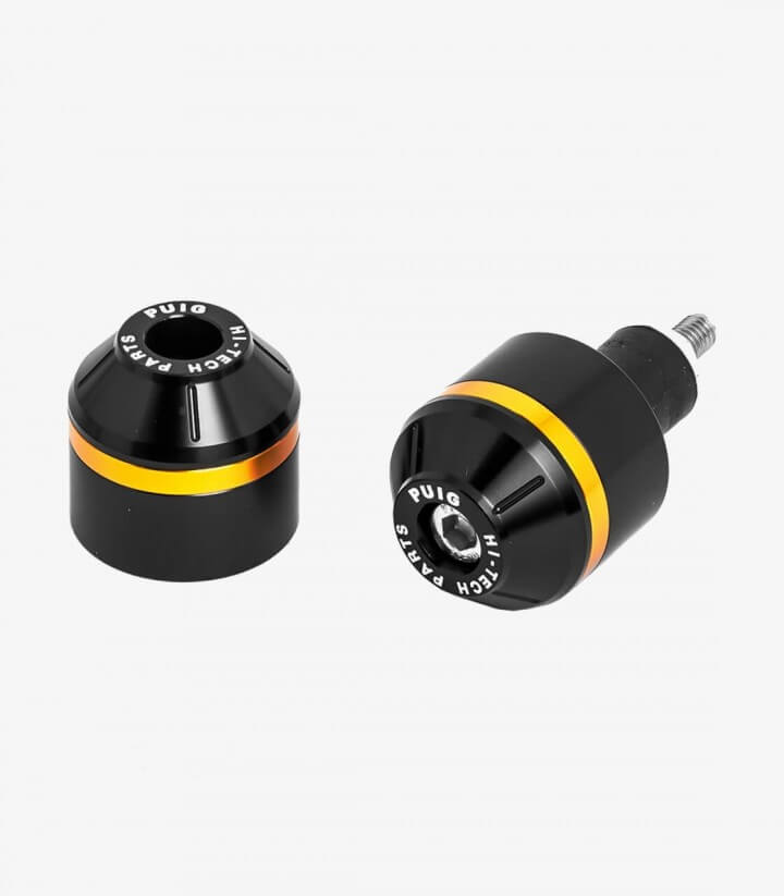 Black Universal bar ends from Puig 8498N