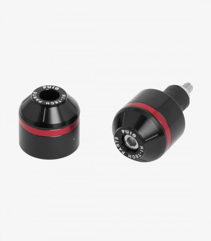 Black Universal bar ends from Puig 8498N