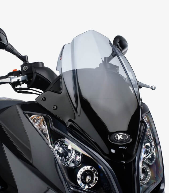 Puig V-Tech Line Sport Smoked Windshield for Maxiscooters 5522H
